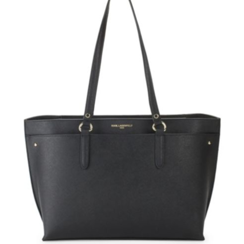 Karl Lagerfeld Paris Leather Tote NWT